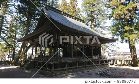 信濃國一宮諏訪大社上神社本宮神樂殿 89880778