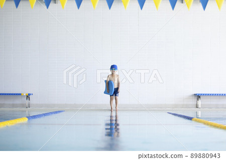Boys swimming in the pool Boys swimming in the pool 89880943