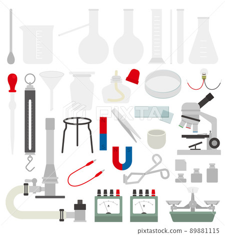 Illustration set of science experiment tools Illustration set of science experiment tools 89881115