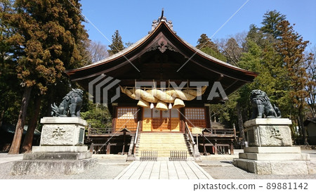 Shinano Kuniichinomiya Suwa Taisha Shrine Akimiya Kaguraden 89881142