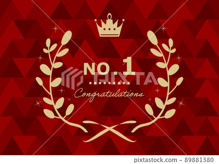 Ranking laurel frame diamond background 89881380