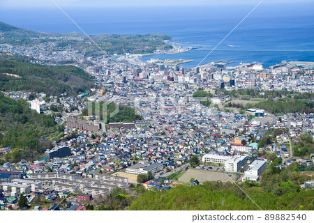Otaru city view seen from Mt. Tengu Otaru city view seen from Mt. Tengu 89882540