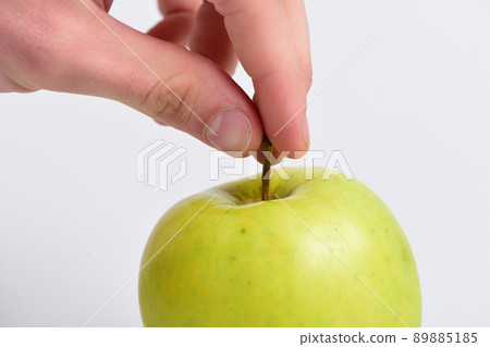 Apple in bright and juicy color. Health and nutrition concept. 89885185