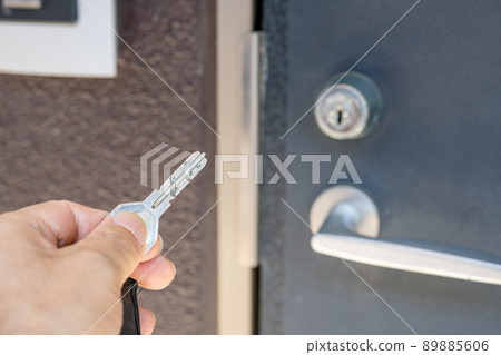 Key and front door 89885606