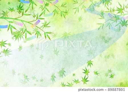 七夕楓葉背景 89887801