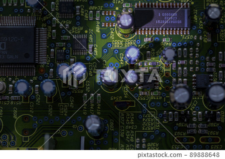 科技，电路板，电子，テクノロジー、回路基板、電子機器、technology, electronics 89888648