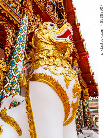 Lion Statue of beautiful ancient animals 89888907