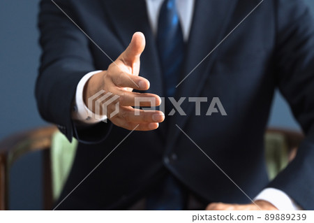 Businessman seeking handshake Businessman seeking handshake 89889239