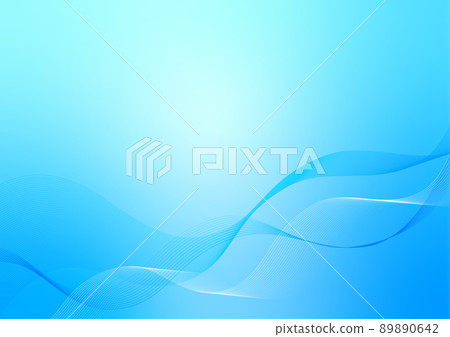 Blue Dynamic Wave Futuristic Technology Science... - Stock Illustration ...
