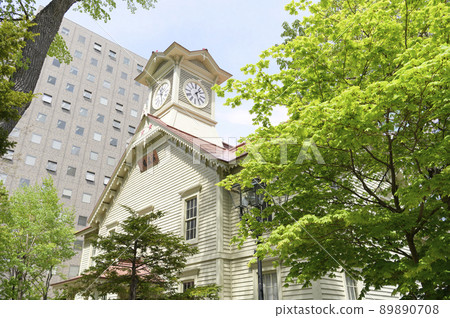 Sapporo clock tower Sapporo clock tower 89890708