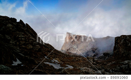 Panorama of Schalbus-Dag mountain, Dagestan, Caucasus Russia 89891060