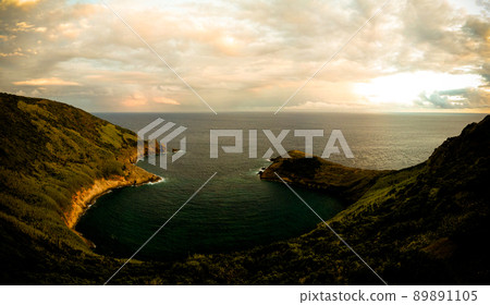 Sunset view mount Guia, Faial island, Azores, Portugal 89891105