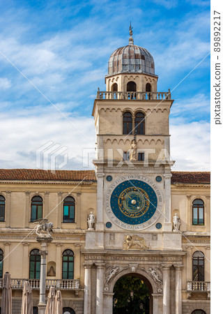 Medieval Clock Tower - Padua Piazza dei Signori Veneto Italy Medieval Clock Tower - Padua Piazza dei Signori Veneto Italy 89892217