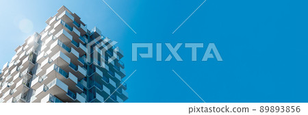 Residential area with modern apartment buildings 89893856