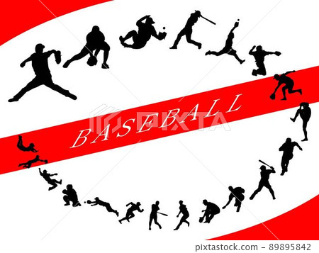 Baseball player icon (frame layout) 89895842