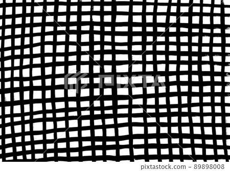 用刷子黑色粗略繪製的模擬觸摸格子背景 89898008