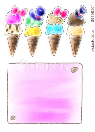 Ice cream is the taste of love 89898104