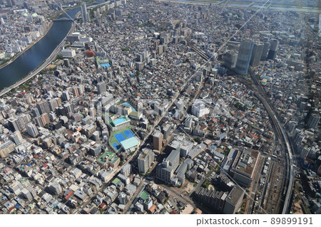 View from the Tokyo Skytree Observation Deck (near Mukojima) View from the Tokyo Skytree Observation Deck (near Mukojima) 89899191