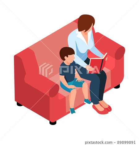 Reading With Mother Composition 89899891