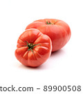 Fresh tomato on white background. 89900508