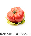 Fresh tomato on white background. 89900509