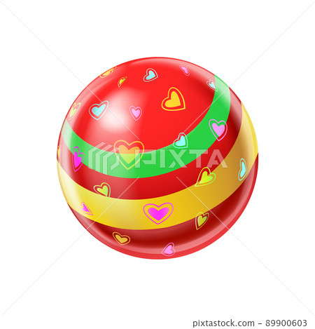 Red Water Ball Composition 89900603