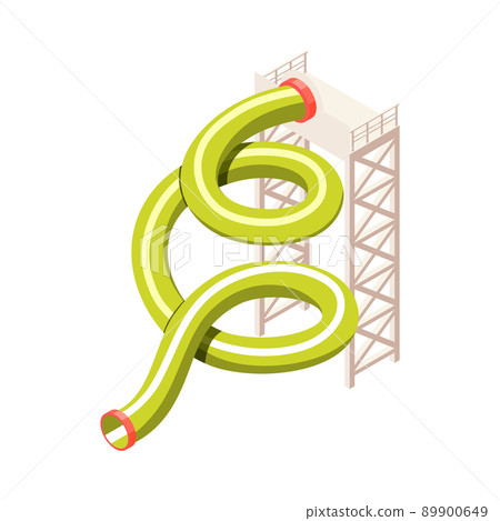 Aquapark Slide Tube Composition 89900649