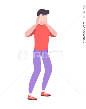 Stop Ears Man Composition 89901580