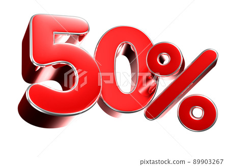 50 percent red. 89903267