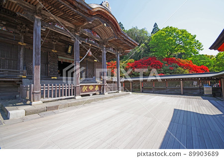 福岡縣久留米市的觀光景點 杜鵑花盛開的寶大社 福岡縣久留米市的觀光景點 杜鵑花盛開的寶大社 89903689