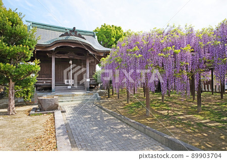 Fujinosato Park Ojingu Shrine in Chikuzen Town, Asakura District, Fukuoka Prefecture and Ofuji in Kamitakaba Fujinosato Park Ojingu Shrine in Chikuzen Town, Asakura District, Fukuoka Prefecture and Ofuji in Kamitakaba 89903704
