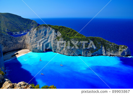 Navagio Beach, Zakynthos Island, Greece 89903867