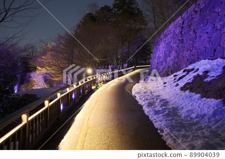 Winter illumination of Kanazawa Castle Park Winter illumination of Kanazawa Castle Park 89904039