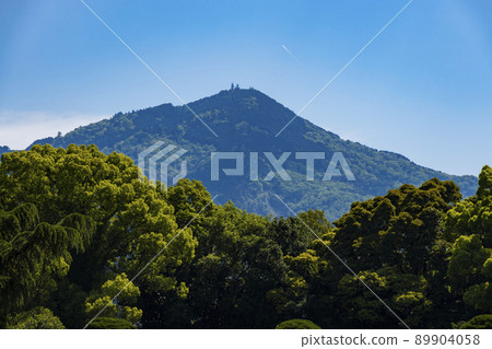 從京都看到的比叡山 89904058