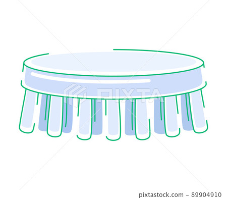 Blue Brush as Household Cleaning Equipment Vector Illustration Blue Brush as Household Cleaning Equipment Vector Illustration 89904910