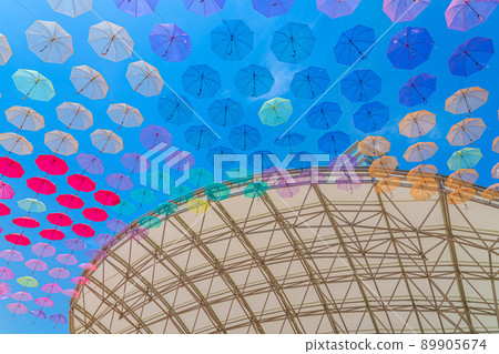 Kariya Brera <Kariya City, Aichi Prefecture> with an umbrella from Kariya Station 89905674