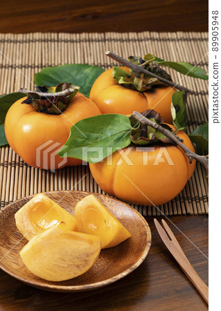 柿子葉和柿子切 89905948