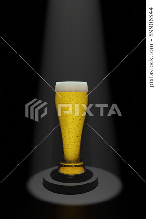 3d render glass of beer 89906344