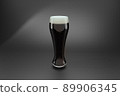 3d render glass of beer 89906345