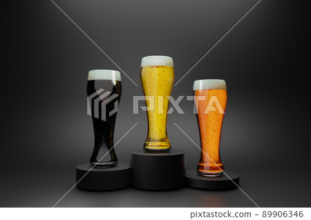3d render glass of beer 3d render glass of beer 89906346