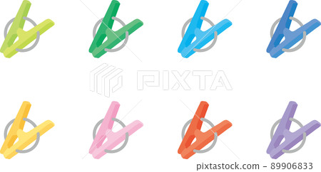 Clothespin_8 顏色集 89906833