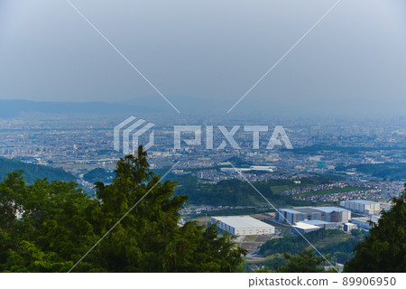 View from Ryuoyama Observatory, Ibaraki City, Osaka Prefecture 89906950