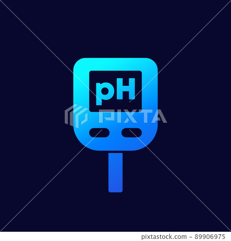 ph meter icon on dark ph meter icon on dark 89906975
