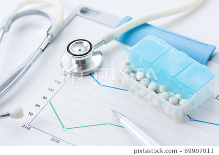 Medicines, stethoscopes and graphs 89907011