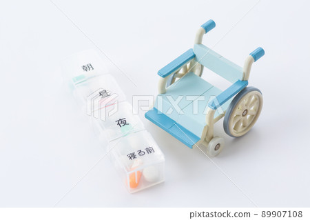 Medicine case and wheelchair Medicine case and wheelchair 89907108