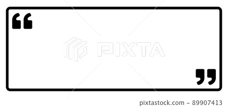 雙引號框架引號 89907413