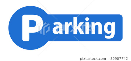 停車橫幅停車標誌 停車橫幅停車標誌 89907742