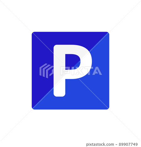 廣場停車標誌停車場 89907749