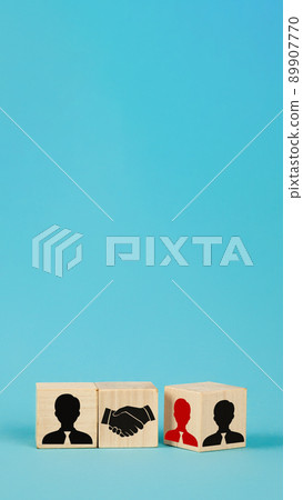 Business Team Handshake Collaboration Concept. Business Collabor 89907770