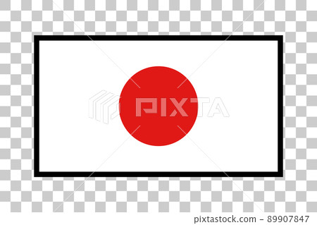 日本國旗亞洲國家透明背景 89907847